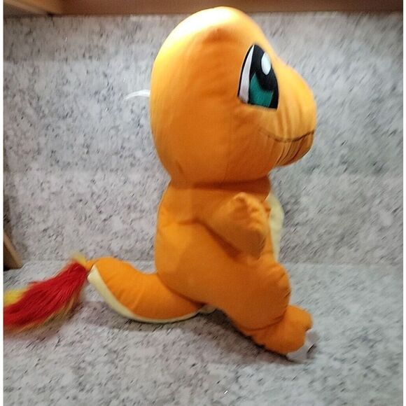 CHARMANDER‎ Pokemon Plush Stuffed Animal Toy Factory Beads 21" - Picture 4 of 5